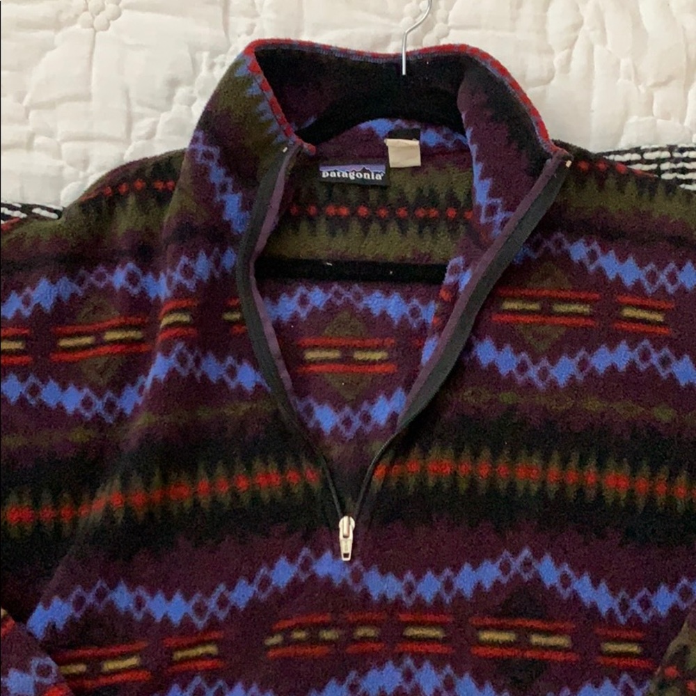 Patagonia vintage half zip pullover